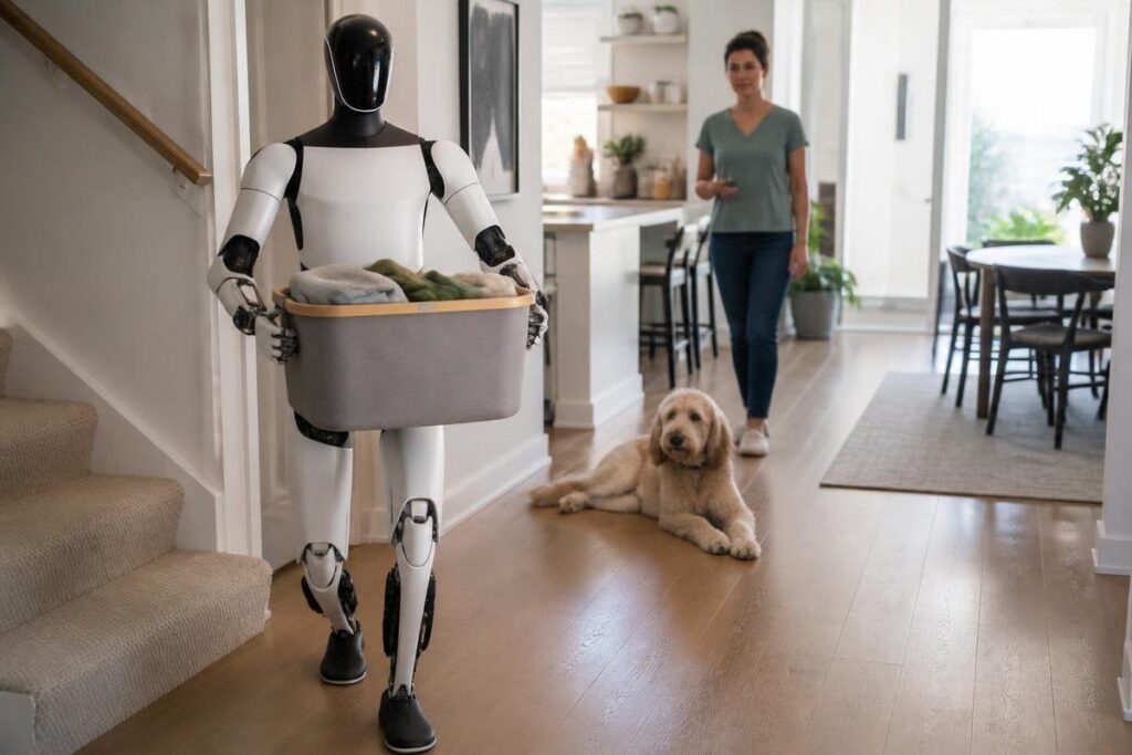 Humanoid robots can help at home when the task stays controlled