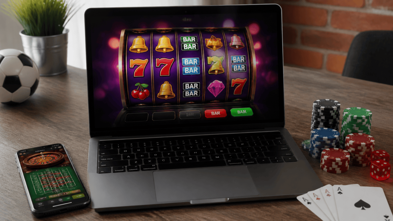 How to Choose the Best Online Casinos Wisely Laptop showing an online casino games interface