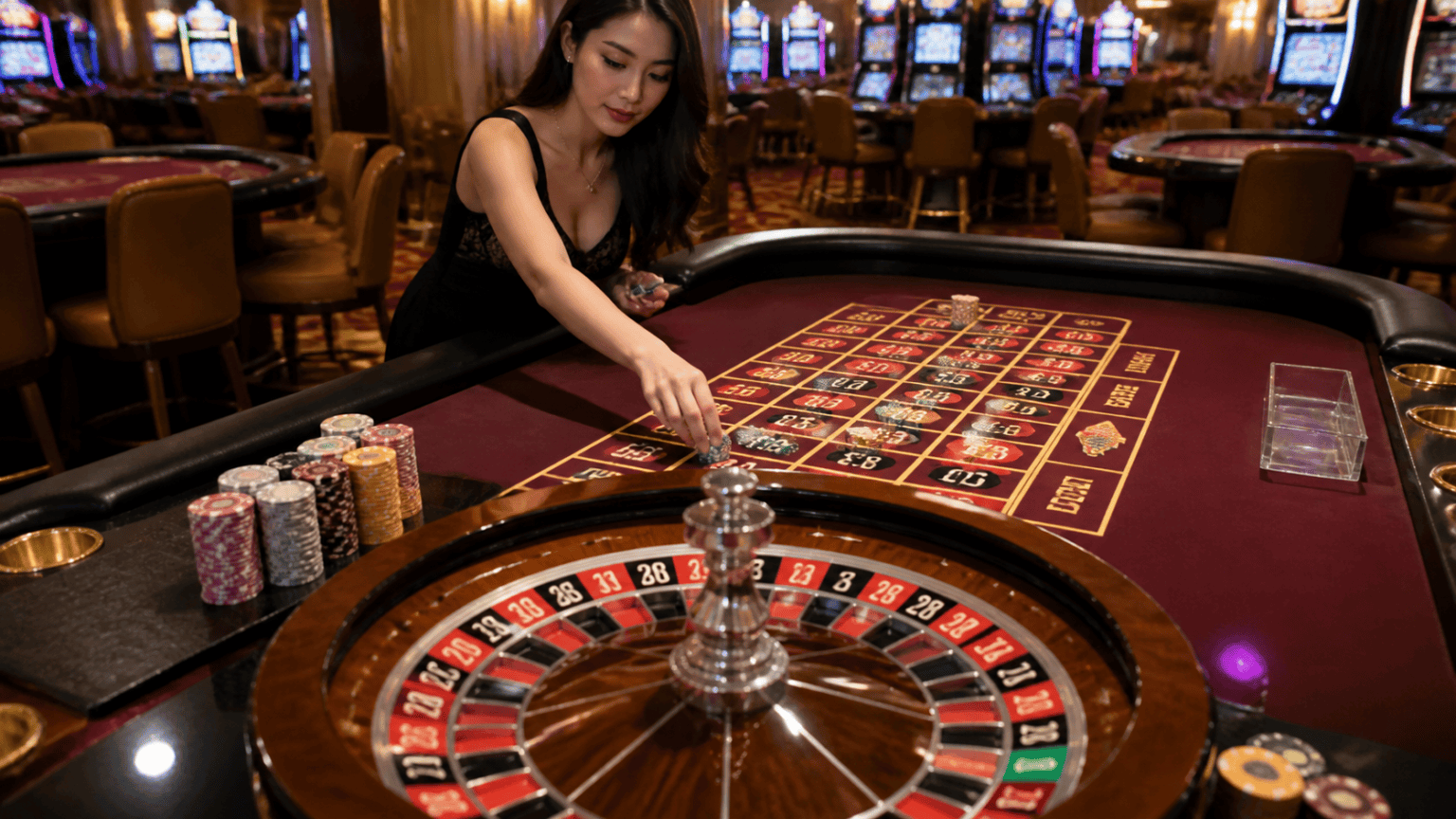 Online Betting Singapore: What Players Should Consider Casino roulette table with chips and a player betting, related to online betting Singapore